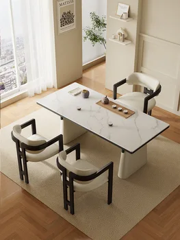 Итальянский простой роскошный дизайнерский домашний обеденный стул из массива дерева, элитный клубный чайный стул, обеденный стол, стул для учебы
