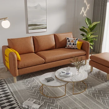 Классический диван в скандинавском стиле, водонепроницаемый чехол для защиты, Дизайнерский диван Divani Moveis Para Casa Мебель для гостиной TY100YH