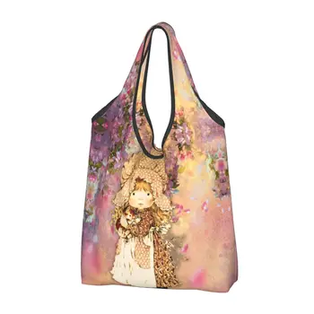 Мультяшная Сара Кей Сумки для покупок с продуктами, забавные сумки через плечо, портативная сумка Kawaii для девочек большой емкости