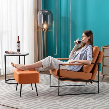 Скандинавское кресло Дизайн гостиной Односпальный диван Интерьер спальни для отдыха Мягкое кресло Мебель для макияжа в итальянском стиле Sillones