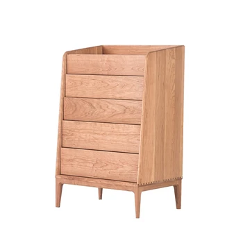 Современный шкафчик из дерева скандинавского черного ореха, бытовой боковой шкаф из массива дерева, шкаф для хранения