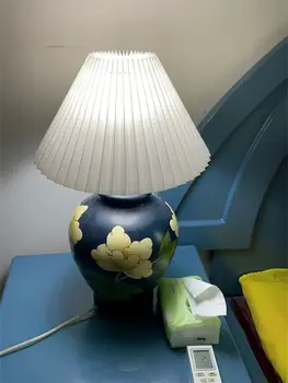 Плиссированный абажур, крышка из ткани в японском стиле, настольная лампа, Декор потолка, крышки для ламп, абажуры, аксессуары для освещения