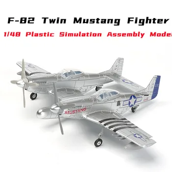 4D Самолет Второй мировой войны 1/48 США F-82 Twin Mustang Fighter В Сборе Модель P-82 Имитационная Модель Игрушки