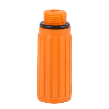 пластиковая масляная заглушка с наружной резьбой диаметром 16 мм для воздушного компрессора оранжевого цвета