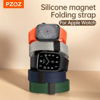 PZOZ Для Apple watch ремешок 49 мм 45 мм 44 мм 42 мм 41 мм 40 мм 38 мм Alpine loop band Для iWatch серии Ultra 8 7 SE 6 5 нейлоновый браслет