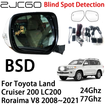 ZJCGO BSD Радарная Система Предупреждения Об Обнаружении Слепых зон Предупреждение о Безопасности Вождения для Toyota Land Cruiser 200 LC200 Roraima V8 2008 ~ 2021