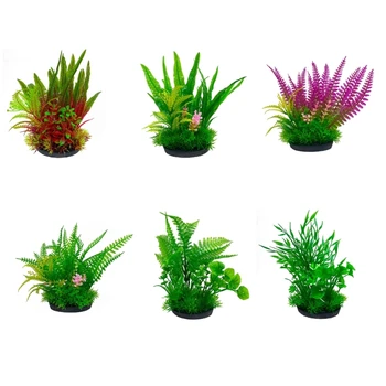 Искусственные водные растения, Аквариумные растения, Террариум, украшения для аквариума