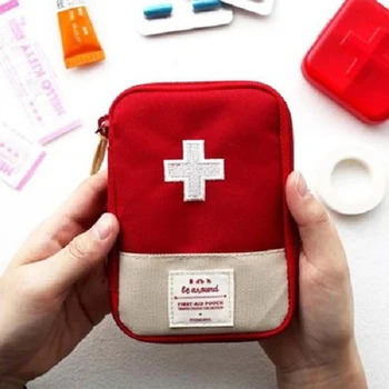 Аптечка первой помощи для путешествий на открытом воздухе, кемпинга, полезная портативная мини-сумка для хранения лекарств, сумка для выживания в чрезвычайных ситуациях, чехол для таблеток