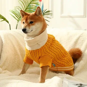 Kimpets Одежда Для Домашних Кошек Осень-Зима Свитера Теплые Маленькие Для Собак Одежда Для Двуногих Собак Одежда Для Домашних Животных