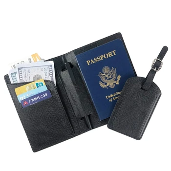 Чехлы для паспорта из искусственной кожи, багажная бирка, свадебный подарок влюбленной паре E74B