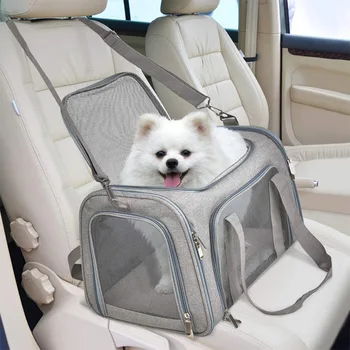 Портативная Дышащая Складная сумка Мягкие переноски для домашних животных, кошек, маленьких собак, сумки для путешествий, сумки для домашних животных для маленьких собак