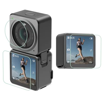 Защитная Пленка Из Закаленного Стекла Для Объектива Камеры DJI OSMO Action 2 Защитная Пленка Для Экрана Дисплея Action2 Case Аксессуары