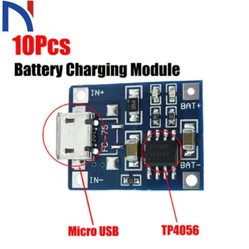 10Шт TP4056 5V 1A Micro USB 18650 Литиевая Батарея Зарядная Плата Модуль Зарядного Устройства Защита для arduino Diy Kit