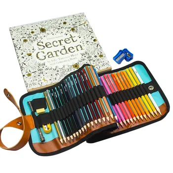 Цветной карандаш, набор из 50 шт, Шестигранный маслянистый грифель, набор для школьной художественной росписи, принадлежности для рисования