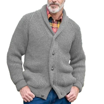 Удобное модное горячее новое стильное мужское пальто, свитер, зимний осенний блейзер, пальто, кардиган, пальто с воротником и длинным рукавом