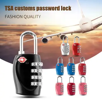 Оборудование TSA330, защищающее багаж от подделки, таможенный кодовый замок TSA, навесной замок, интеллектуальный кодовый замок, 4-значный пароль.