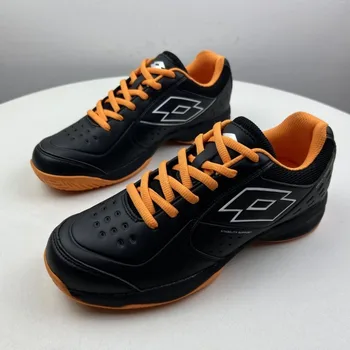 Оригинальные теннисные туфли мужские Люксовый бренд Обувь для Бадминтона Мужские Большие размеры 45 46 Спортивные Кроссовки Мужские Дизайнерские кожаные теннисные туфли мужские