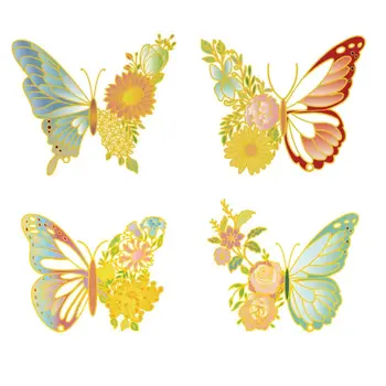 Металлические закладки в виде цветов-бабочек в китайском стиле, Изысканно Полая Подвеска с кисточкой, Зажим для книги, Инструмент для чтения, Школьные принадлежности