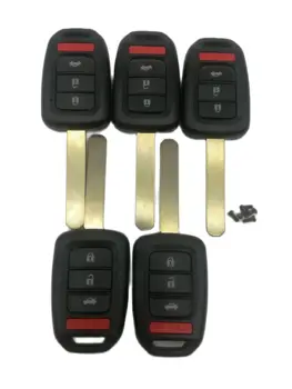 чехол для ключей автомобиля Honda Keyless Replacement Key Case Shell для 2016-2020 Honda CR-V Civic Accord MLBHLIK6-1TA 35118-T2A-A60