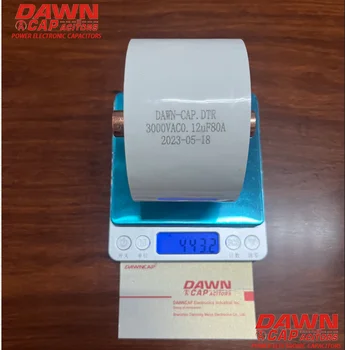 DAWNCAP DTR 0,12 МКФ 3000VAC 80A Резонансный конденсатор 93*55 мм M8