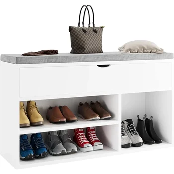 Стеллаж для хранения обуви с удобной утолщенной подушкой Стеллаж для обуви Мебель для гостиной Доставка на дом бесплатно