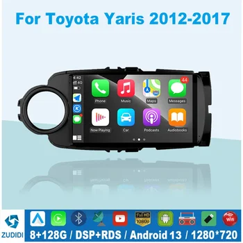 DSP Android 13 2 din Android Авторадио Для Toyota Yaris 2012 2013 20014-2017 Carplay Автомобильный Мультимедийный Плеер GPS 2din авторадио