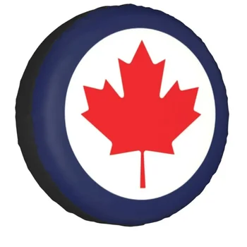 Крышка Запасного Колеса Canadian Air Force Roundel для Jeep RV SUV Camper С Флагом Канады, Защитные Чехлы Для Автомобильных Колес 14 