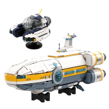 Gobricks MOC Deep Sea Treks Subnautica Seamoth Vehicle Set Наборы Строительных Блоков Auroras Captain Игрушки Кирпичи для Детских Подарков
