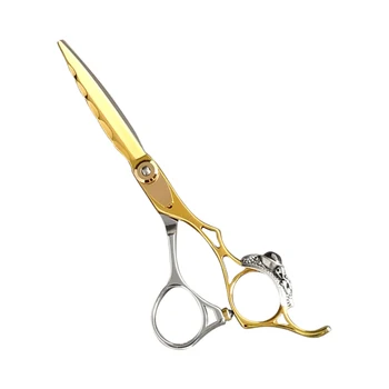 Образцы ножниц для стрижки волос Высококачественные ножницы в стиле 3D из Японской стали с 6-дюймовой прямой проволокой для стрижки волос Парикмахерские инструменты ножницы