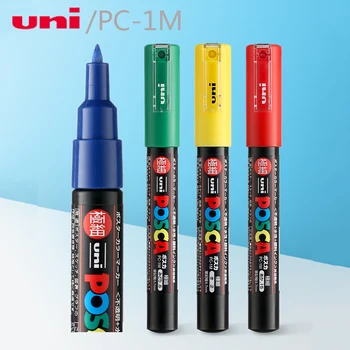 1 шт. Маркерная ручка UNI POSCA PC-1M POP Poster, рекламная ручка на водной основе, ручка для граффити, маркер для рисования ручной росписью, 0,7 мм