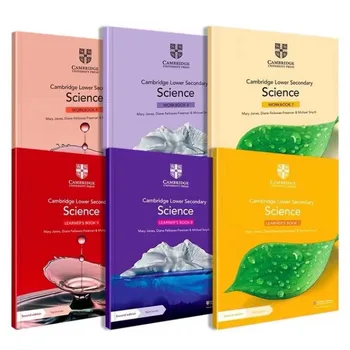 2 Книги/комплект Cambridge Under Secondary Science Level 7 8 9 Учебник для учащихся, рабочая тетрадь