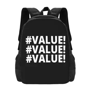 Ценность Школьный рюкзак большой емкости, сумки для ноутбуков, Учет данных, Учет кодирования, Учет Microsoft Excel, Учет