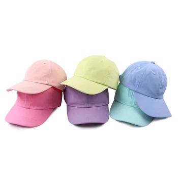 Летняя детская Классическая бейсболка Makaron Для студентов, Солнцезащитная шляпа Для мальчиков и девочек, Регулируемые Детские шляпы для путешествий на открытом воздухе, хип-поп
