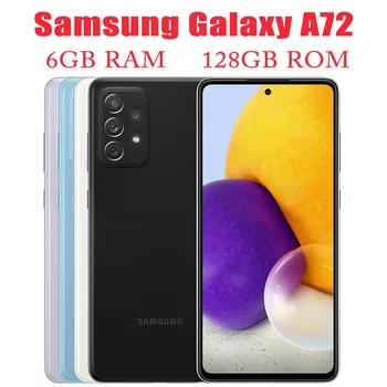 Оригинальный Разблокированный Samsung Galaxy A72 A725FD с двумя Sim-картами 6,7 